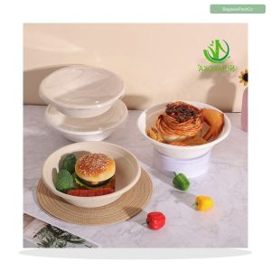 40 oz Bagasse Bowl (Soup, Stew & Cereal)