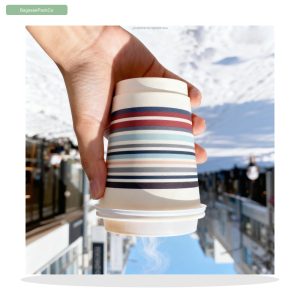 Custom-Printed Double-Wall Paper Coffee Cup (12 oz)