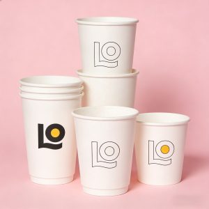 Paper Ice Cream Cup paper tableware wholesale biodegradable party