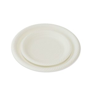 Cornstarch Plates 6 7 9 10 cornstarch plate supplier compostable wholesale