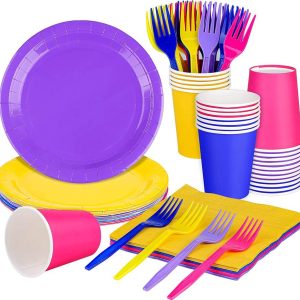 Disposable Party Tableware Set paper tableware wholesale biodegradable party